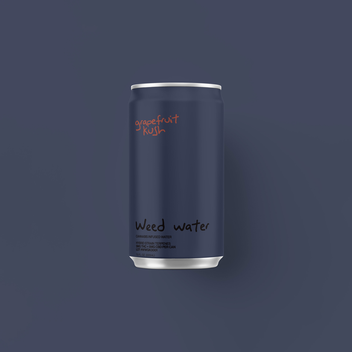 Grapefruit Kush Weed Water THC canned beverage - Weed Water