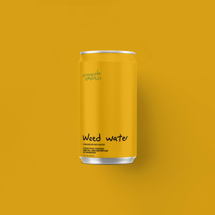 Pineapple Express Weed Water THC canned beverage - Weed Water